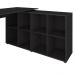 Mesa Para Escritório Extensível Escrivaninha Home Office Nero A02 Preto - Lyam Decor