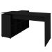 Mesa Para Escritório Extensível Escrivaninha Home Office Nero A02 Preto - Lyam Decor