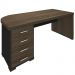 Mesa Para Escritório Home Office 4 Gavetas LE Atria Executiva 180cm A02 Charuto Preto - Lyam Decor