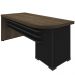 Mesa Para Escritório Home Office 4 Gavetas LE Atria Executiva 180cm A02 Charuto Preto - Lyam Decor