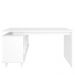 Mesa Para Escritório Home Office Escrivaninha Gold A02 Branco 02 Gavetas - Lyam Decor