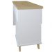 Mesa Para Escritório Home Office Escrivaninha Sky A02 Olmo Branco - Lyam Decor