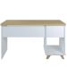 Mesa Para Escritório Home Office Escrivaninha Sky A02 Olmo Branco - Lyam Decor