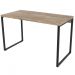 Mesa Para Escritório Home Office Estilo Industrial Form C01 120 cm Carvalho - Lyam Decor