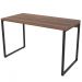 Mesa Para Escritório Home Office Estilo Industrial Form C01 120 cm Nogal - Lyam Decor