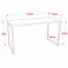 Mesa Para Escritório Home Office Estilo Industrial Form C01 135 cm Carvalho - Lyam Decor