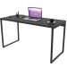 Mesa Para Escritório Home Office Estilo Industrial Form C01 135 cm Preto Onix - Lyam Decor