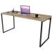 Mesa Para Escritório Home Office Estilo Industrial Form C01 150 cm Carvalho - Lyam Decor