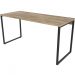 Mesa Para Escritório Home Office Estilo Industrial Form C01 150 cm Carvalho - Lyam Decor