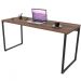 Mesa Para Escritório Home Office Estilo Industrial Form C01 150 cm Nogal - Lyam Decor