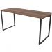Mesa Para Escritório Home Office Estilo Industrial Form C01 150 cm Nogal - Lyam Decor