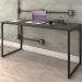 Mesa Para Escritório Home Office Estilo Industrial Form C01 150 cm Preto Onix - Lyam Decor