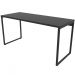 Mesa Para Escritório Home Office Estilo Industrial Form C01 150 cm Preto Onix - Lyam Decor