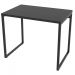 Mesa Para Escritório Home Office Estilo Industrial Form C01 90 cm Preto Onix - Lyam Decor