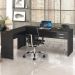 Mesa Para Escritório Home Office em L Diretor W30 C01 180x160cm Preto Onix - Lyam Decor