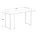 Mesa Para Escritório e Home Office Industrial Aspen 120 cm C01 Onix - Lyam Decor