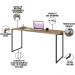 Mesa Para Escritório e Home Office Industrial Aspen 150 cm C01 Carvalho - Lyam Decor