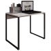 Mesa Para Escritório e Home Office Industrial Soft 90 cm F01 Branco Fosco - Lyam Decor