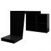 Mesa Para PC Gamer Dark BMG-03 com Cadeira Gamer BC3 ThunderX3 Camuflado Cinza - Lyam Decor
