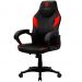 Mesa Para PC Gamer Dark BMG-03 com Cadeira Gamer EC1 ThunderX3 Preto Vermelho - Lyam Decor
