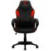 Mesa Para PC Gamer Dark BMG-03 com Cadeira Gamer EC1 ThunderX3 Preto Vermelho - Lyam Decor