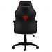 Mesa Para PC Gamer Dark BMG-03 com Cadeira Gamer EC1 ThunderX3 Preto Vermelho - Lyam Decor