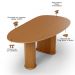 Mesa Para Sala de Jantar Ourense com 06 Cadeiras Sala de Jantar Dara L02 Couríssimo Canela - Lyam Decor