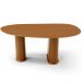 Mesa Para Sala de Jantar Ourense com 06 Cadeiras Sala de Jantar Dara L02 Couríssimo Whisky - Lyam Decor