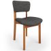 Mesa Para Sala de Jantar Valência com 06 Cadeiras Sala de Jantar Dara L02 Linho Cinza Escuro - Lyam Decor