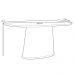 Mesa Para Sala de Jantar Valência com 06 Cadeiras Sala de Jantar Louise L02 Couríssimo Preto - Lyam Decor