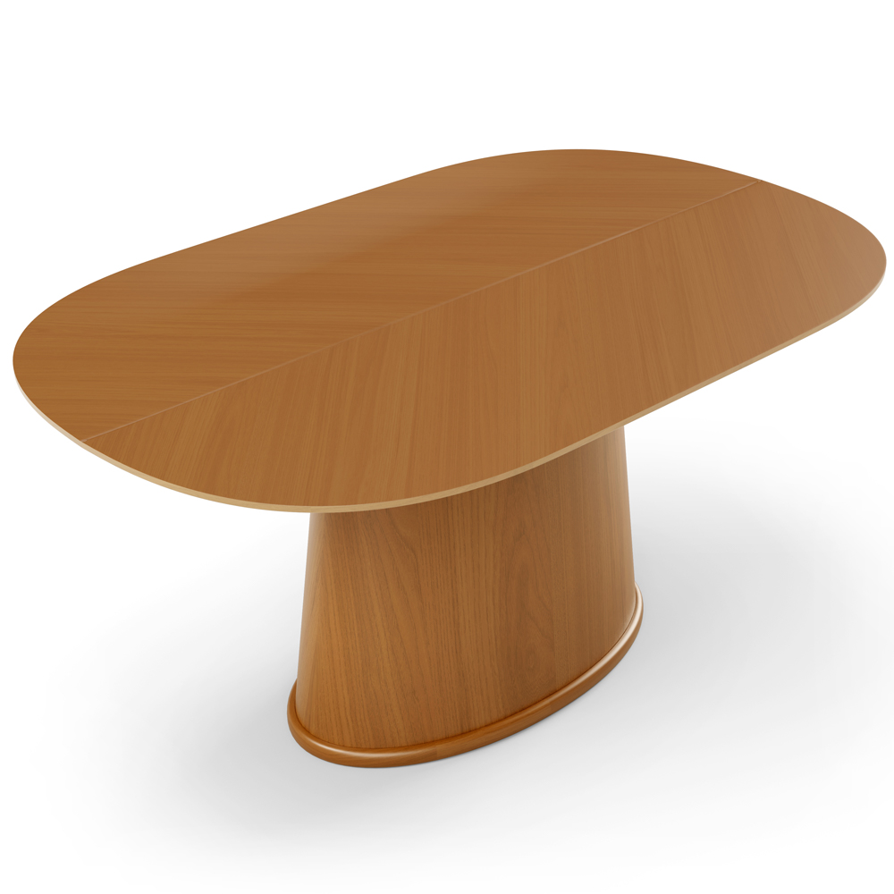 Mesa Para Sala de Jantar Valência com 06 Cadeiras Sala de Jantar Louise L02 Linho Champagne - Lyam Decor