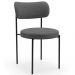Mesa Valência com 06 Cadeiras Para Sala de Jantar Louise L02 Linho Cinza Escuro - Lyam Decor