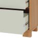 Mesa de Cabeceira 2 Gavetas 54cm Click D03 Freijó Off White - Lyam Decor