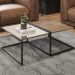 Mesa de Centro Decorativa Espelhada Industrial D01 Design Demolição - Lyam Decor