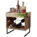 Mesa de Centro Decorativa Espelhada com Adega Industrial D01 Design Demolição - Lyam Decor