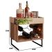 Mesa de Centro Decorativa Espelhada com Adega Industrial D01 Design Demolição - Lyam Decor