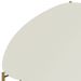 Mesa de Centro Para Sala de Estar Baixa Pés Industrial Dourado Alef I03 Luna - Lyam Decor