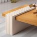 Mesa de Centro Para Sala de Estar Lord B01 Cinamomo Off White - Lyam Decor