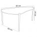 Mesa de Centro Para Sala de Estar Orgânica Industrial 90cm Hagar D03 Freijó - Lyam Decor