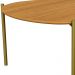 Mesa de Centro Para Sala de Estar Orgânica Industrial 90cm Hagar D03 Freijó - Lyam Decor