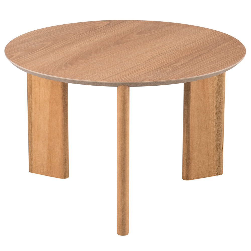 Mesa de Centro Para Sala de Estar Pés Madeira Alta Bulat A03 Hanover Roble - Lyam Decor