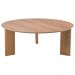 Mesa de Centro Para Sala de Estar Pés Madeira Baixa Bulat A03 Hanover Roble - Lyam Decor