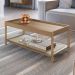 Mesa de Centro Para Sala de Estar Pés Madeira Moss A03 Hanover Roble - Lyam Decor