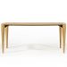 Mesa de Jantar 6 Lugares Alasca 180x100 cm Madeira Maciça M04 Mel - Lyam Decor