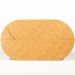 Mesa de Jantar 6 Lugares Orgânica Valência 180x100 cm M04 Mel - Lyam Decor