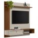 Painel Para TV 55 Pol Com Bancada Suspensa Sollare L05 Freijó Off White - Lyam Decor