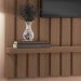 Painel Para TV 60 Pol Ripado 160cm Conect B01 Castanho - Lyam Decor
