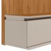 Painel Para TV 65 Pol Com Bancada Suspensa New L05 Nature Off White - Lyam Decor