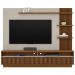 Painel Para TV 65 Pol Com Bancada Suspensa Zemo L05 Freijó Off White - Lyam Decor