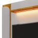 Painel Para TV 75 Pol Com LED 180cm Maresca B02 Off White Naturalle - Lyam Decor